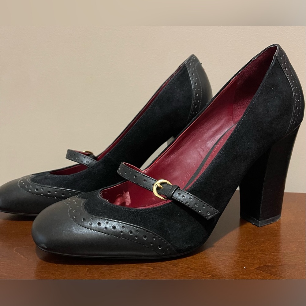 Tommy Hilfiger Black Mary Jane Heels